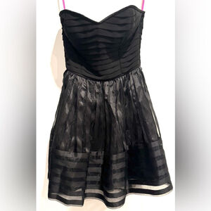 Betsey Johnson Cocktail Dress Mini Bustier tulle retro flare wedding party 8